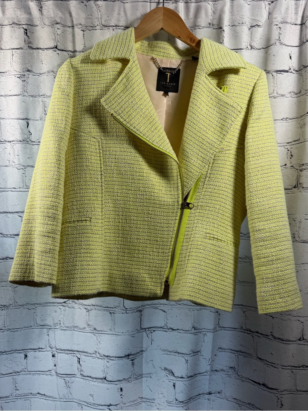 Ted Baker Noira Biker Jacket NWOT - Picture 1 of 5